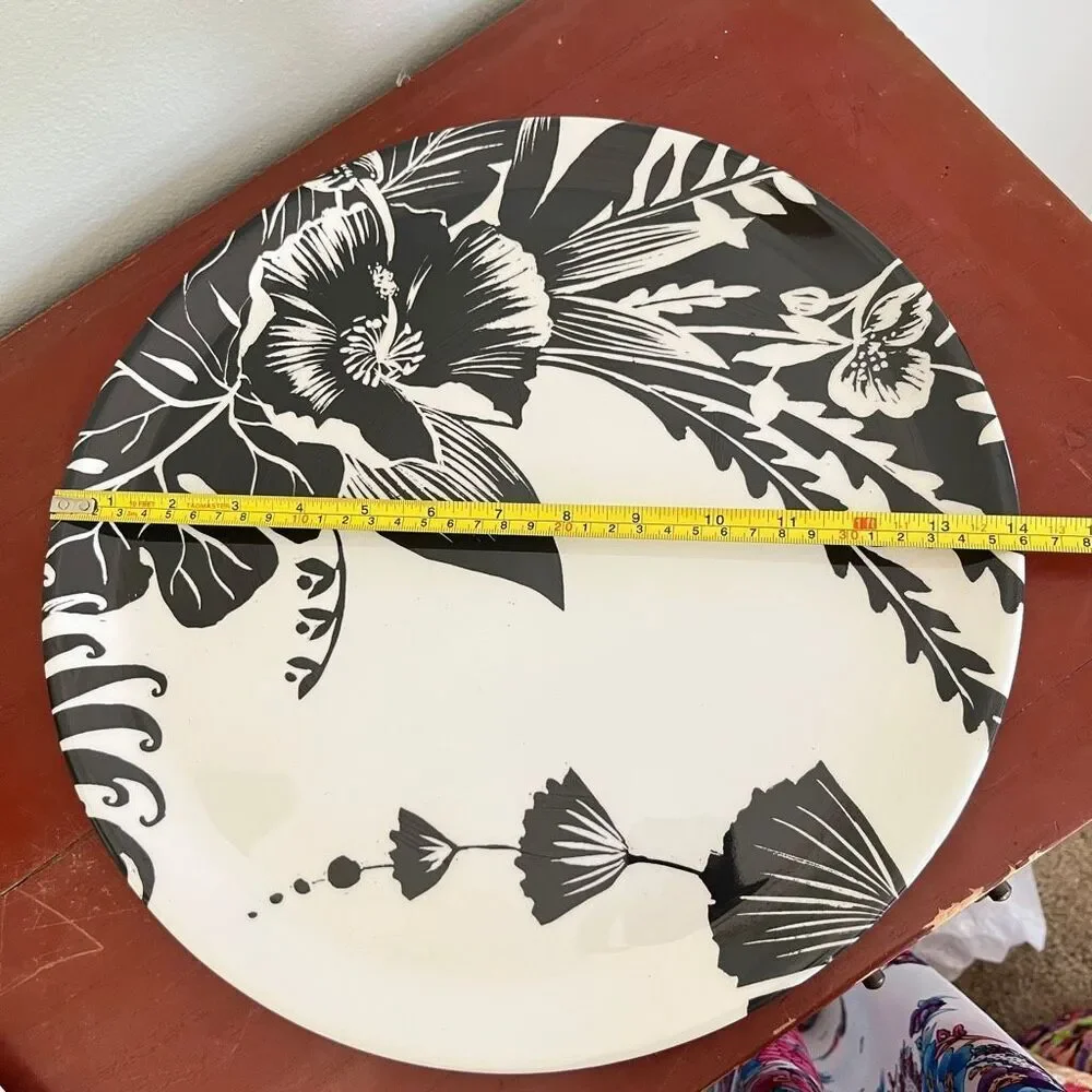 Isaac Mizrahi Tropical Botanical Melamine Serving Tray 14